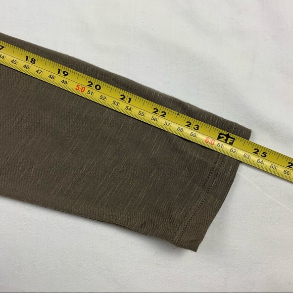 NWT Style Co Crew Neck Brown Long Sleeve Pleated Front Flowy Shirt Medium - Picture 9 of 12